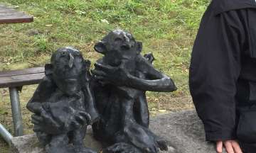 Västmanland : Änglaskulptur
